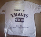 Camisa Property of Travis Maddox